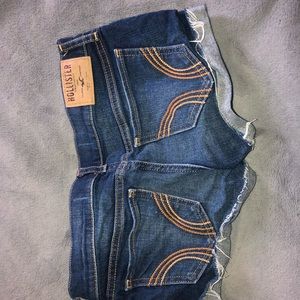 hollister jean shorts